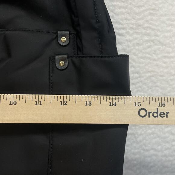 Marc Jacobs Nylon Backpack Black Gold Hardware M0012907 001 Logo Top Zip main image 8